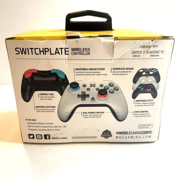 🔥 MGC Switchplate Wireless Gaming Controller for Nintendo Switch Windows PC Joy - Picture 9 of 9